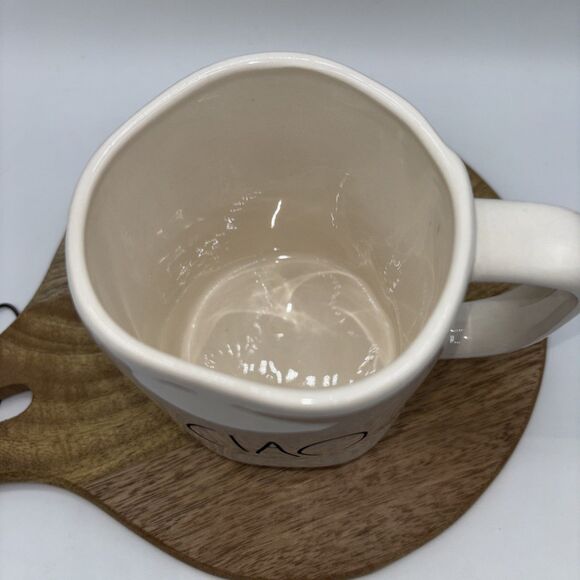 Rae Dunn CIAO Magenta Coffee Tea Mug Cup 5" NWOT Gift Party Hello Goodbye White - Picture 5 of 6